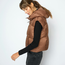 Mos Mosh MMKiara Tally Down Vest Downtown Brown