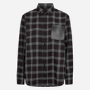 Haute L'Amitié Haute Check Badge Shirt Black Check
