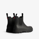 Hunter Unisex Elements Elastic Chelsea Boots Black