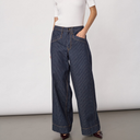 Co Couture SiggaCC Stripe Pant Denim Blue