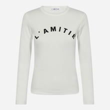 Haute L'Amitié Clean LS Logo Tee Off White