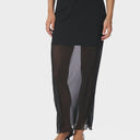 Neo Noir Marlise Mesh Skirt Black