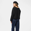 Pieces PcJunna LS V-Neck Knit Cardigan Black