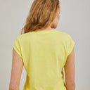 Coster Copenhagen CCH1101 V-Neck T-Shirt 784 Warm Lemon