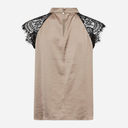Co Couture IdunCC Lace Halter Top Walnut
