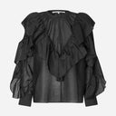 Second Female Fria Frill Blouse Black