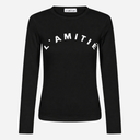 Haute L'Amitié Clean LS Logo Tee Black