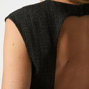 Neo Noir Rafli Boucle Top Black