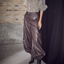 Haute L'Amitié Jasmin Leather Harem Pant Mocca
