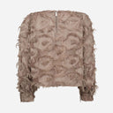 Co Couture SyraCC Structure Blouse Walnut