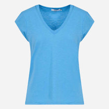 Coster Copenhagen CCH1101 V-Neck T-Shirt 539 Storm Blue