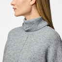 Pieces PCMalou LS Rollneck Knit Noos Medium Grey Melange