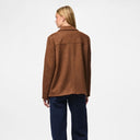 Pieces PCRakel Brushed Outerwear Blazer Downtown Brown