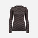 Hype The Detail 200-14-51 Printed Blouse Brown