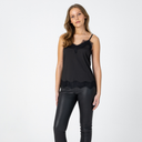 Coster Copenhagen CCH1004 Rosie Lace Top 100 Black
