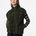 Pieces PCSadia Teddy Vest Noos Forest Night