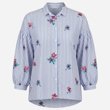 J By J 82422 Embroidery Shirt Light Blue