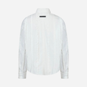 Haute L'Amitié Inez Pin Frill Tie Shirt Off White