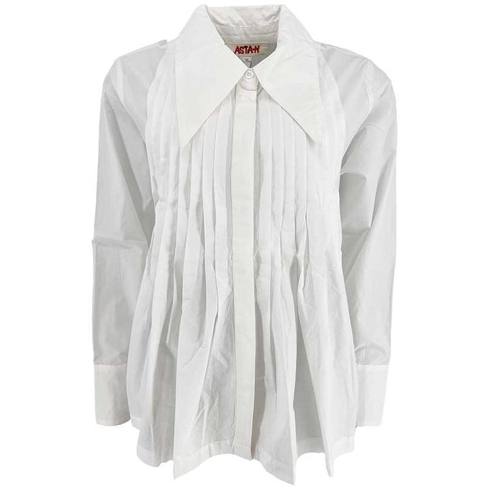 ASTA N ELENOR COLLAR SHIRT HVID - J BY J Fashion