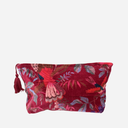 Annavii Lela Large Cosmetic Bag Warm Dark Red