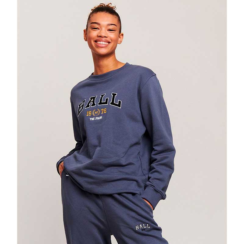 BALL L. TAYLOR SWEATSHIRT BLÅ