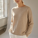BTF-CPH Mira Pure Cashmere Pullover Nougat Melange