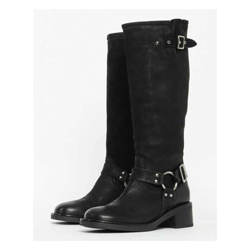 BUKELA ELLIE NUBUCK BOOTS SORT¨