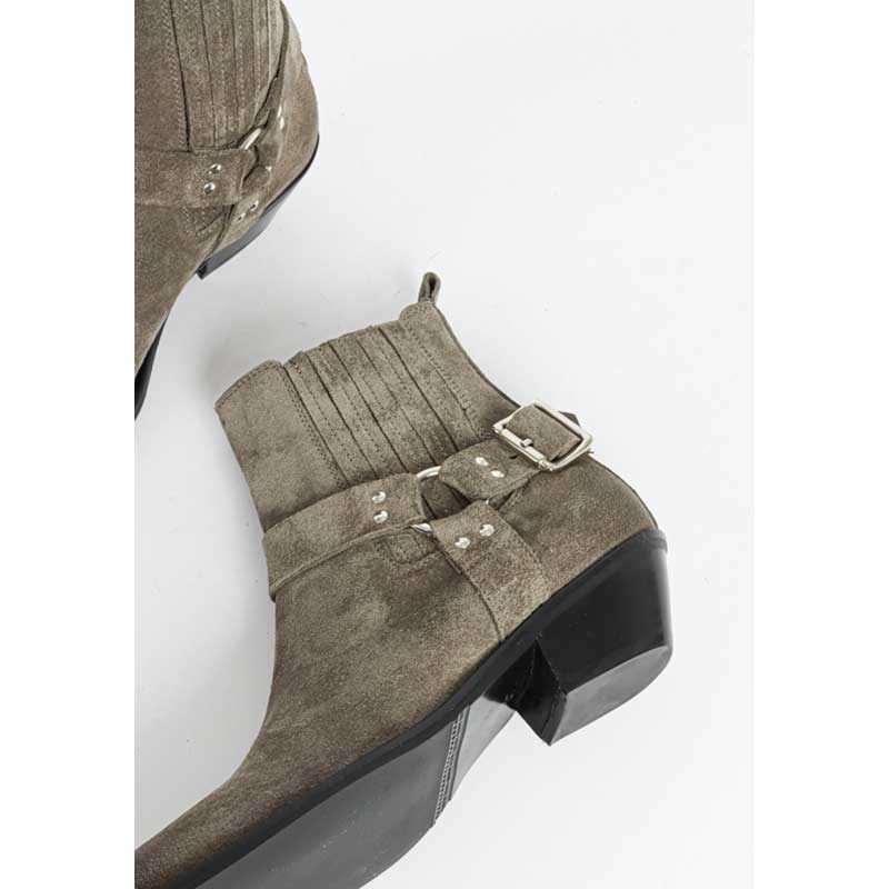 BUKELA RAYN SUEDE BOOTS GRÅ