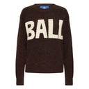 Ball BAStacy Rib Logo Pullover Coffee Bean