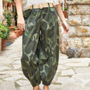 Black Colour BCAlly Balloon Pant Army Camouflage