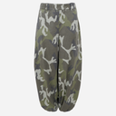 Black Colour BCAlly Balloon Pant Army Camouflage