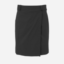 Black Colour BCDavina Short Wrap-Look Skirt Black