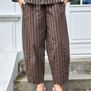 Black Colour BCMallu Barrel Pant Espresso