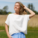 Black Colour BCMay Loose Blouse Off White