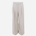 Black Colour BCMilano Wideleg Pant Creme Stripe