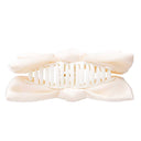 Black Colour BCAnnica Big Bow Hair Claw Off White - J BY J Fashion