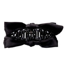 Black Colour BCAnnica Big Bow Hair Claw Sort - J BY J Fashion
