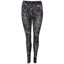Black Colour BCAnnie Mesh Leggings Grey Leo - J BY J Fashion