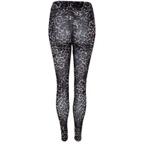 Black Colour BCAnnie Mesh Leggings Grey Leo - J BY J Fashion