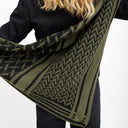 Black Colour BCBex Triangle Scarf Army
