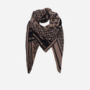 Black Colour BCBex Triangle Scarf Black/Taupe