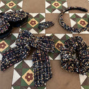 Black Colour BCBliss Hair Clip Navy Multi - J BY J Fashion