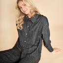 Black Colour BCBox Shirt Jacket Black Denim