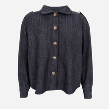 Black Colour BCBox Shirt Jacket Black Denim