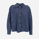 Black Colour BCBox Shirt Jacket Navy Denim