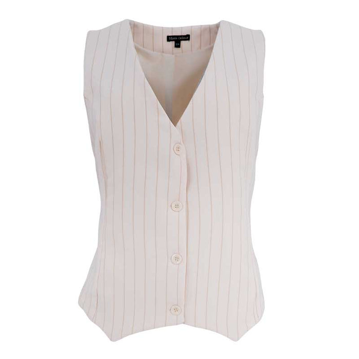 Black Colour BCChicago Tailored Vest Off-White - J BY J Fashion