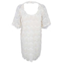 Black Colour BCGatsby Dress Off White - J BY J Fashion