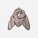 Black Colour BCIda Triangle Winter Scarf Sand