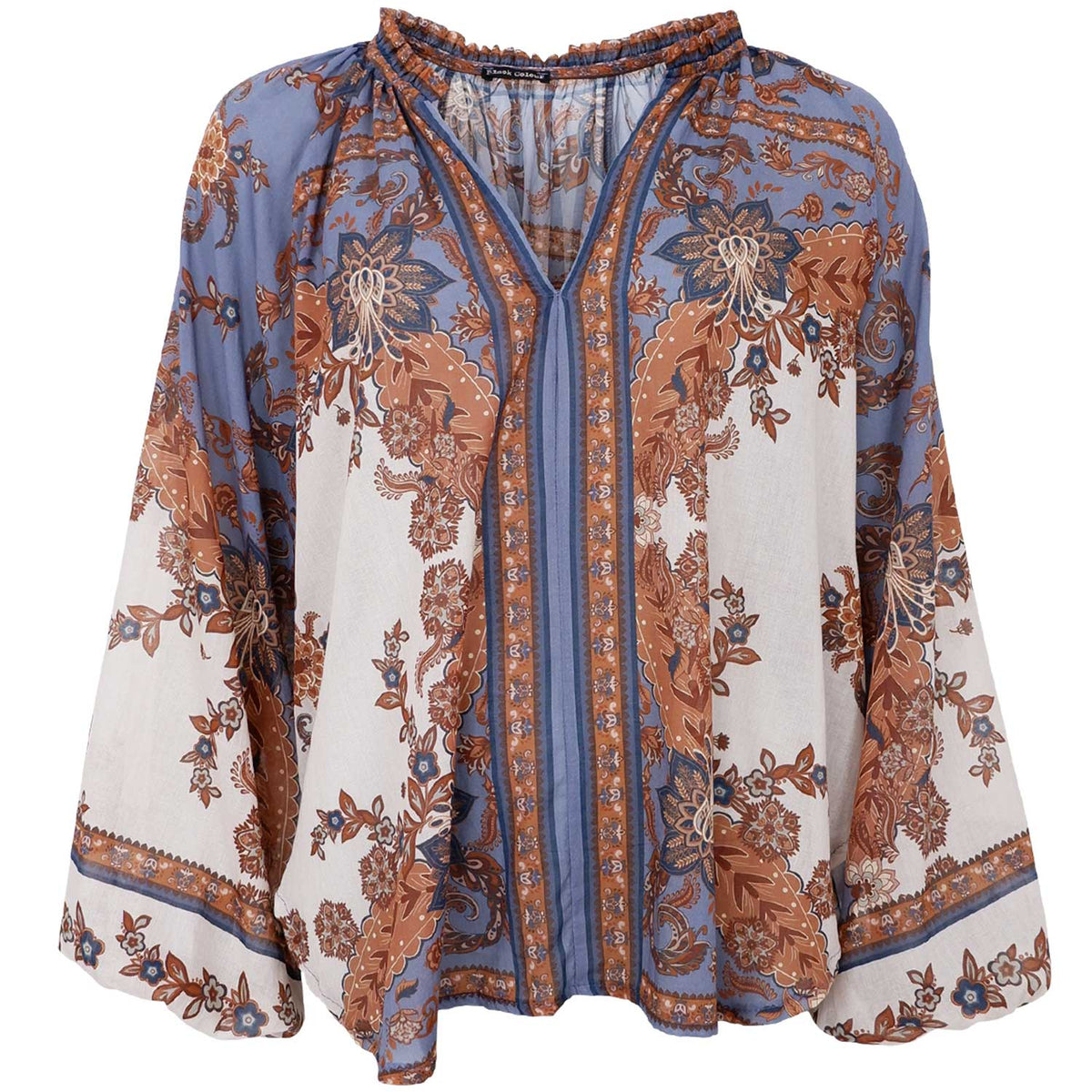 Black Colour BCIndigo Blouse Blue