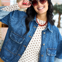 Black Colour BCJennie Dotted Mesh Blouse Cream